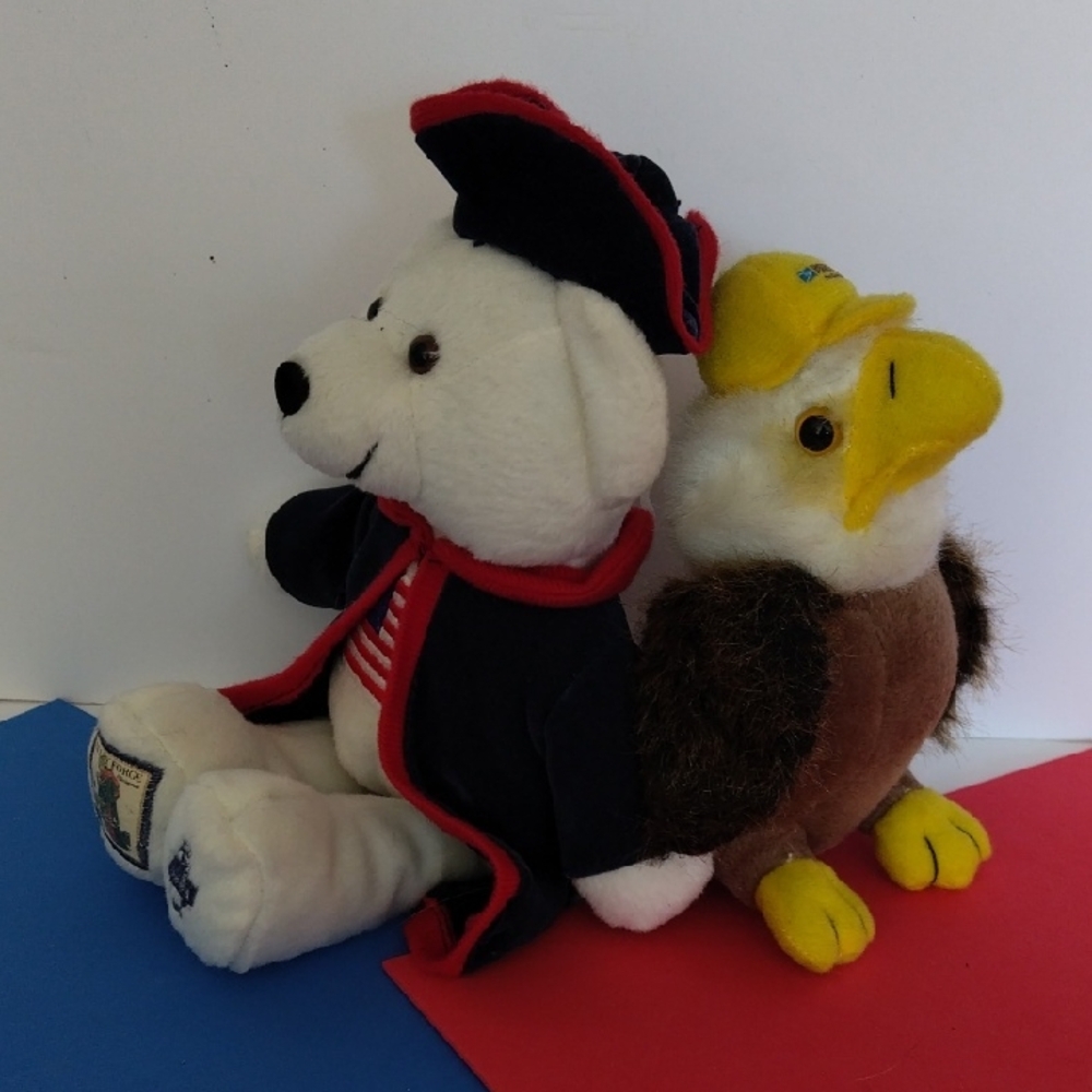 USPS Stamp Patriot Bear And Pro Cycling Team Eagle